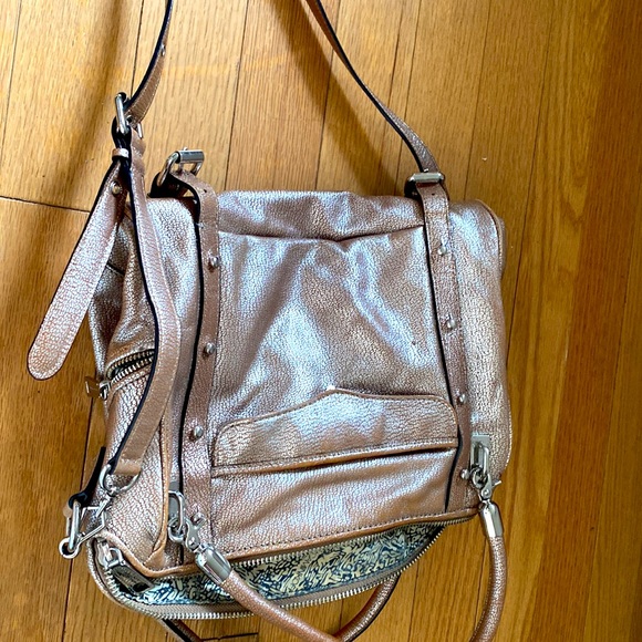 Rebecca minkoff Cupid leather satchel - gold silver metallic - Picture 10 of 11